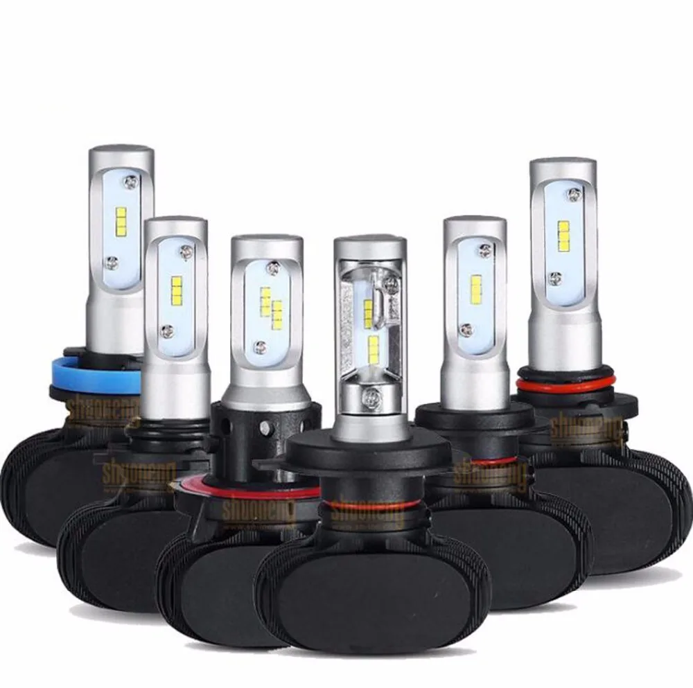 White Extremely Bright H11//H8//H9 LED Headlight Bulbs Conversion Kit Replace as Low Beam or Fog Light 12Pcs CSP Chips 6000K,DOT Approved 1 Year Warranty
