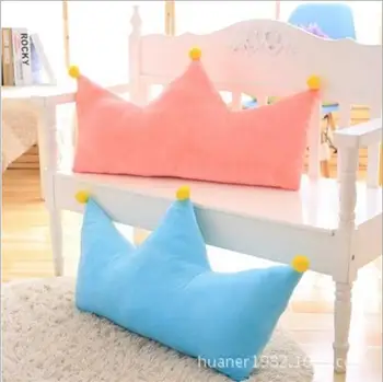 

75cm Disassemble Crown Pillow Cushion Sofa Pillow Crown plush toy Home bedroom furnishings Christmas gifts