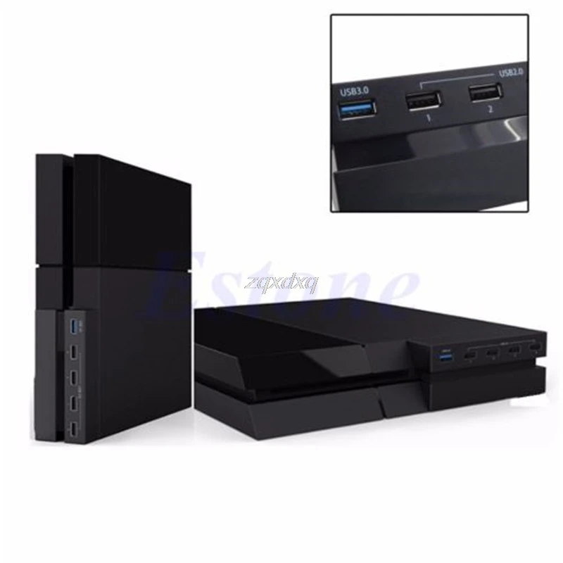 OOTDTY 5 портов USB 3,0 2,0 концентратор Расширение высокоскоростной адаптер для sony Playstation 4 PS4 и Прямая поставка