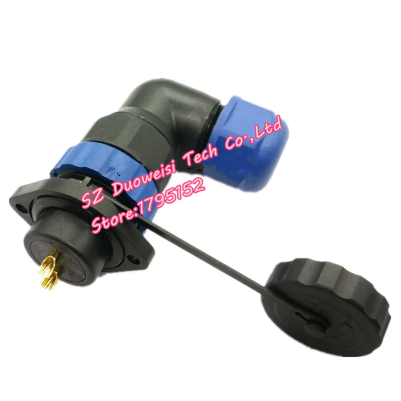 

2pcs/lot Curved waterproof plug and socket DWS-20 2 / 3/ 4/ 5 / 7/ 9/ 12 pin 2 hole socket 20 mm