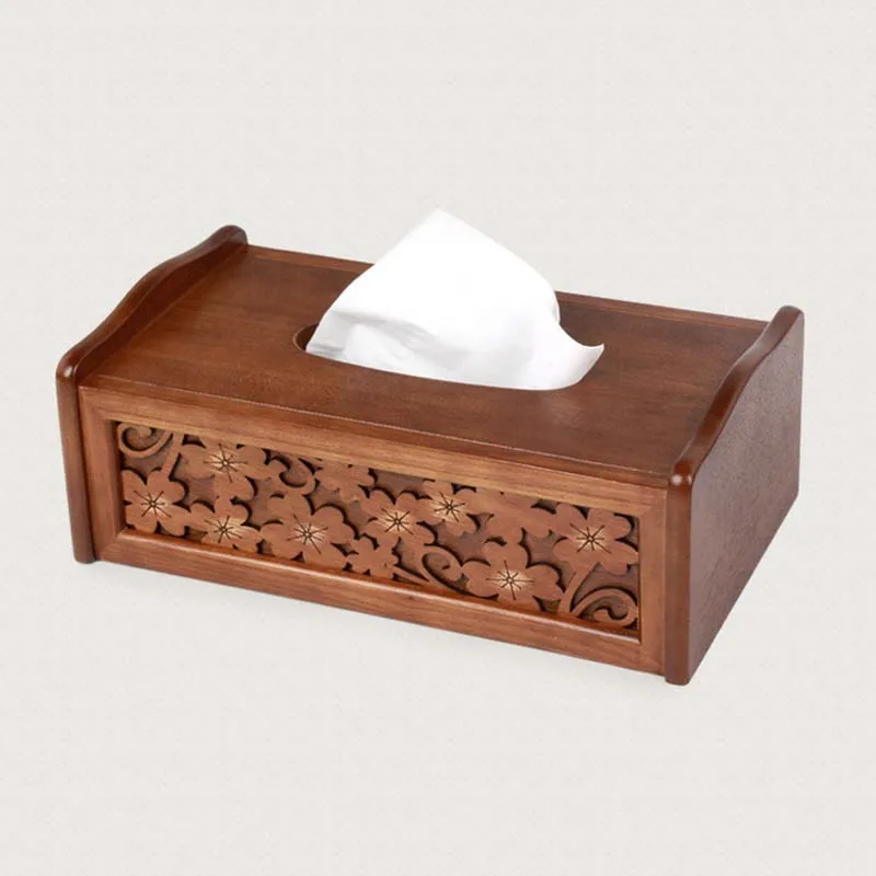 Современный Лаконичный Стиль коробка ткани полноценно Творческий салфетка коробка гостиная деревянной крышкой Ёмкости для салфеток для