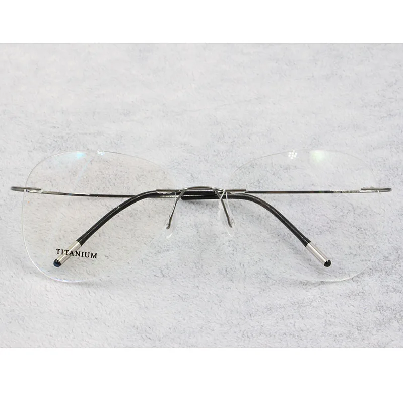 BCLEAR Titanium Rimless Eyeglasses Frames Optical Glasses for Men and Women