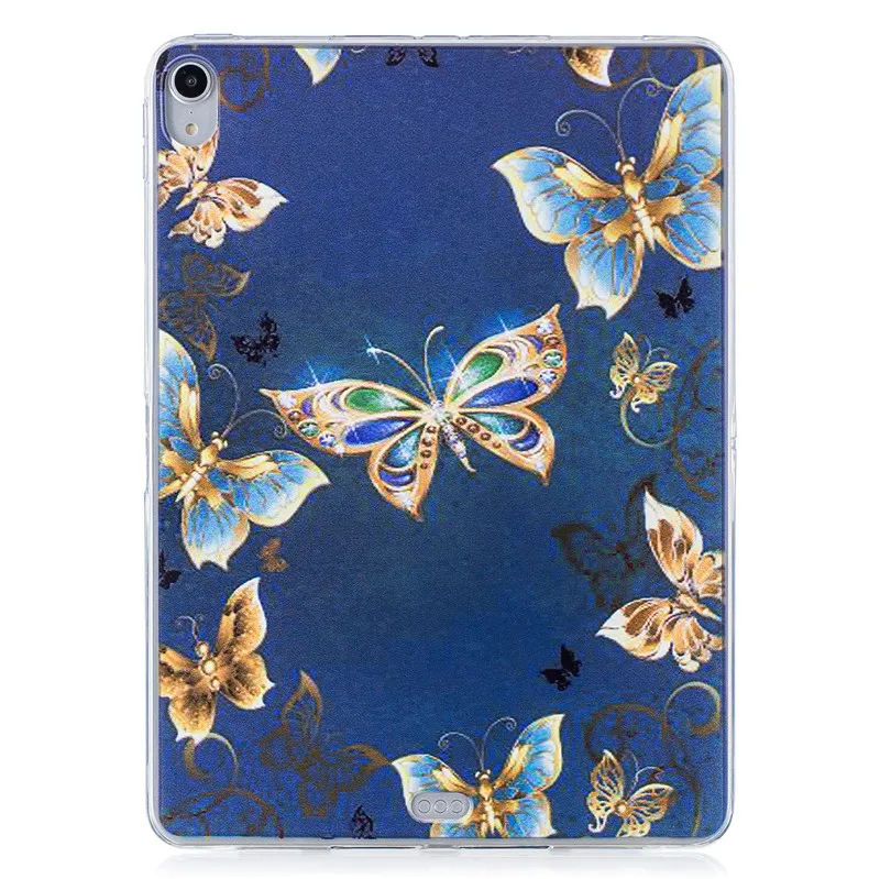 Kawaii чехол накладка с рисунком кота щенка панды для iPad Pro 11 Tablet TPU Мягкий