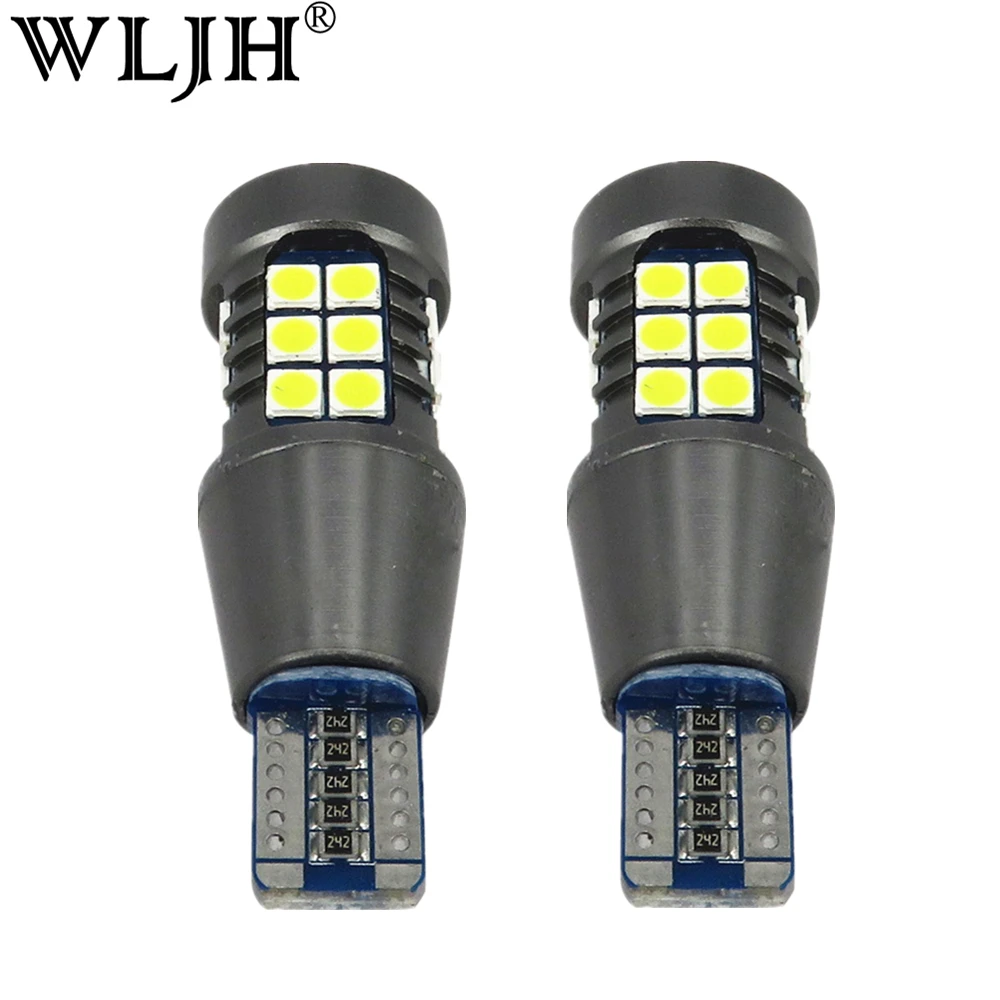 

WLJH 2x Car T15 LED Bulb W16W Canbus Backup Reverse Light for Hyundai Accent Creta Santa Fe Azera Solaris Ix35 Elantra Tucson