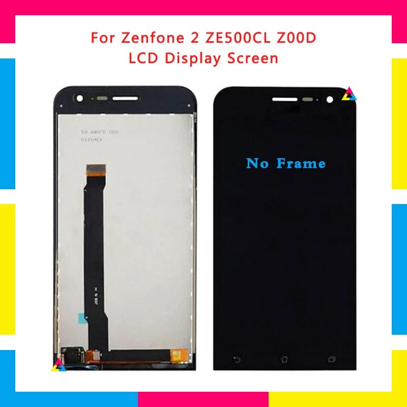 

5pcs LCD Display Screen With Touch Screen Digitizer Assembly For Asus Zenfone 2 ZE500CL Z00D Replacement