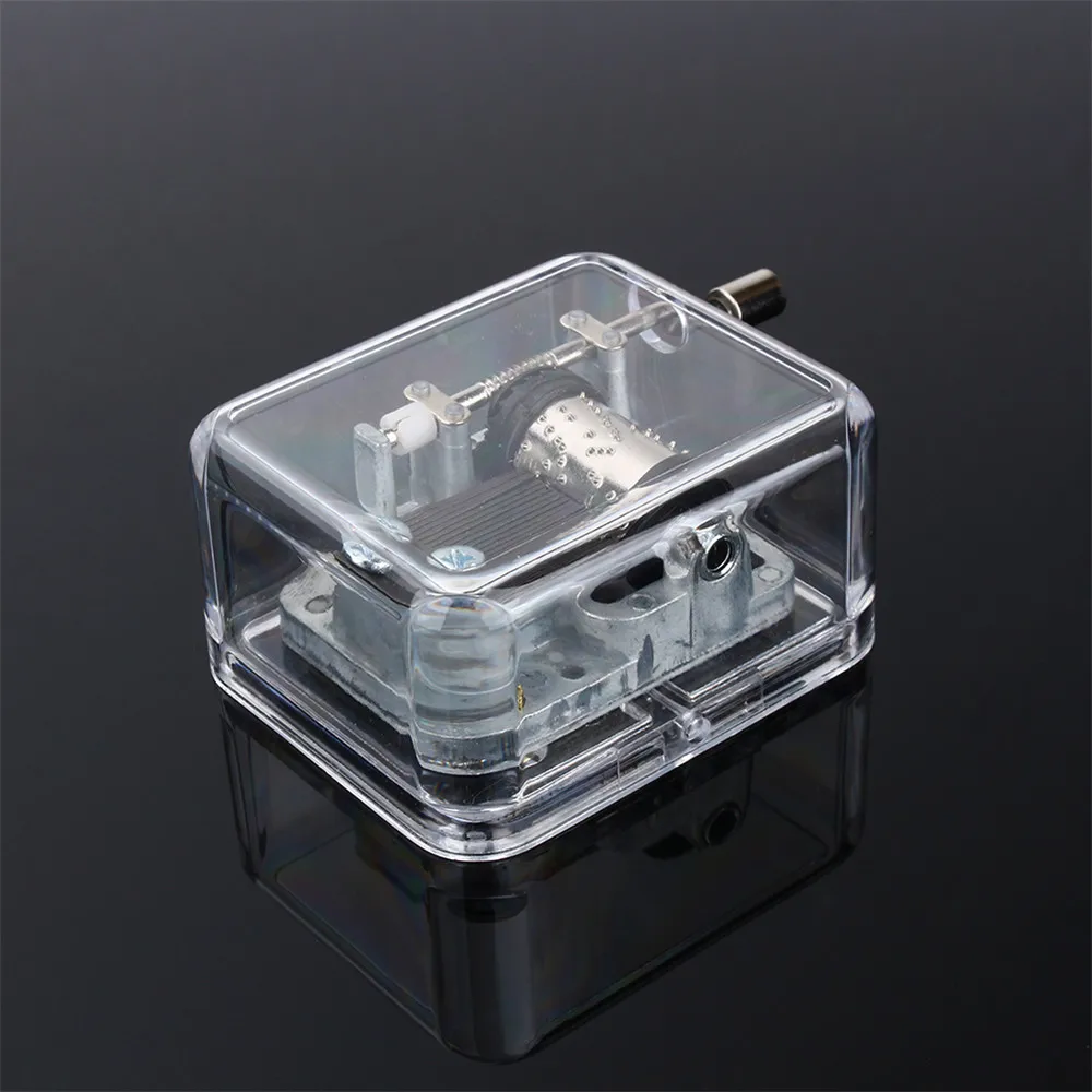 

Music Box DIY Craft Vintage Musical Gold Hand Hurdy Gurdy Swan Lake Edelweiss Canon Lullaby 5 Songs Music Boxes For Sale