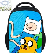 13 Pouces Adventure Time Sac À Dos Mochila Masculina Finn Jake Garçons Filles Enfants Mochila Escolar Cadeau Enfants Livraison Gratuite C104