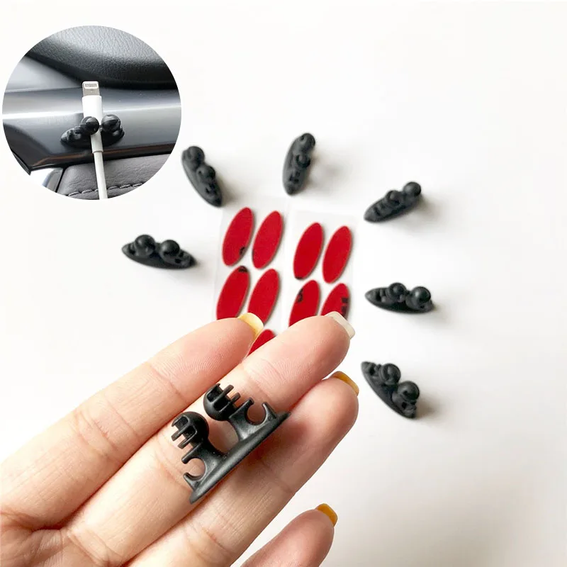 

8pcs Car Wire Clip Stickers for Kia Mohave OPTIMA Ceed Carens Borrego CADENZA SHUMA