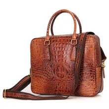 Alligator Pattern Leather Handbag Purse Women’s Messenger Bag 7366B