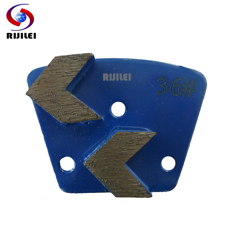 RIJILEI 12PCS/Set Trapezoid Metal Bond Diamond Grinding Disk Concrete Grinding Shoes Plates floor marble polishing plate A30B RIJILEI 12PCS/Set Trapezoid Metal Bond Diamond Grinding Disk Concrete Grinding Shoes Plates floor marble polishing plate A30B