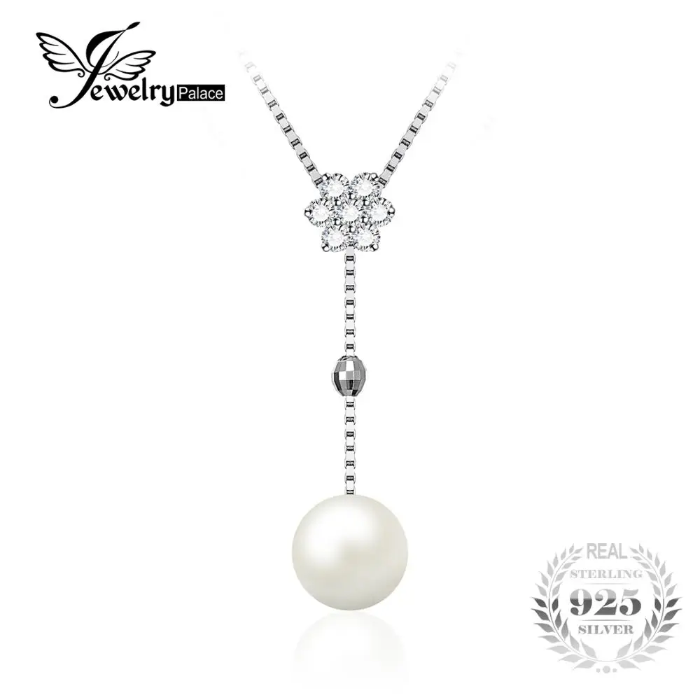 Jewelrypalace Flower Round 8Mm Freshwater Cultured Pearl Box Chain Choker Strand Beads Necklace 925 Sterling Silver 18 Inches huismerk kopen in de aanbieding Jewelrypalace Flower Round 8Mm Freshwater Cultured Pearl Box Chain Choker Strand Beads Necklace 925 Sterling Silver 18 Inches huismerk kopen in de aanbieding