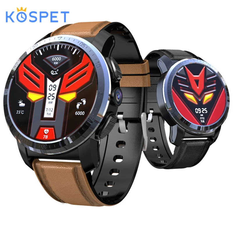 

Kospet Optimus Smart Watch 3GB+32GB 454*454 Resolution Android 7.1.1 800W camera MTK6739 4G GPS WIFI Bluetooth 4.0 Smartwatch