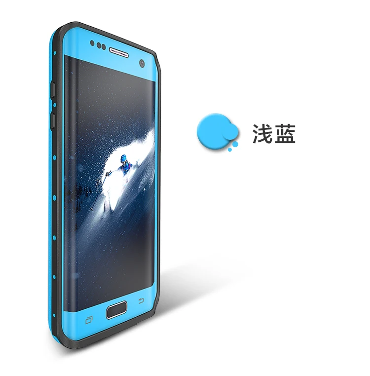 imágenes para IP68 100% Lujo A Prueba de Golpes Dirt Prueba A Prueba de agua Caja Del Teléfono Duro Cubierta protectora Para la Galaxia S7/S7 Borde Caso de PC + TPU de silicona imágenes para IP68 100% Lujo A Prueba de Golpes Dirt Prueba A Prueba de agua Caja Del Teléfono Duro Cubierta protectora Para la Galaxia S7/S7 Borde Caso de PC + TPU de silicona