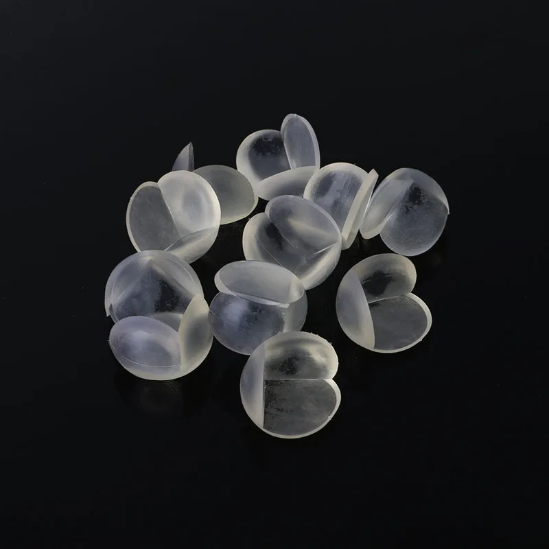 New 10Pcs Children Safety Collision Angle Spherical Transparent Protective Corner