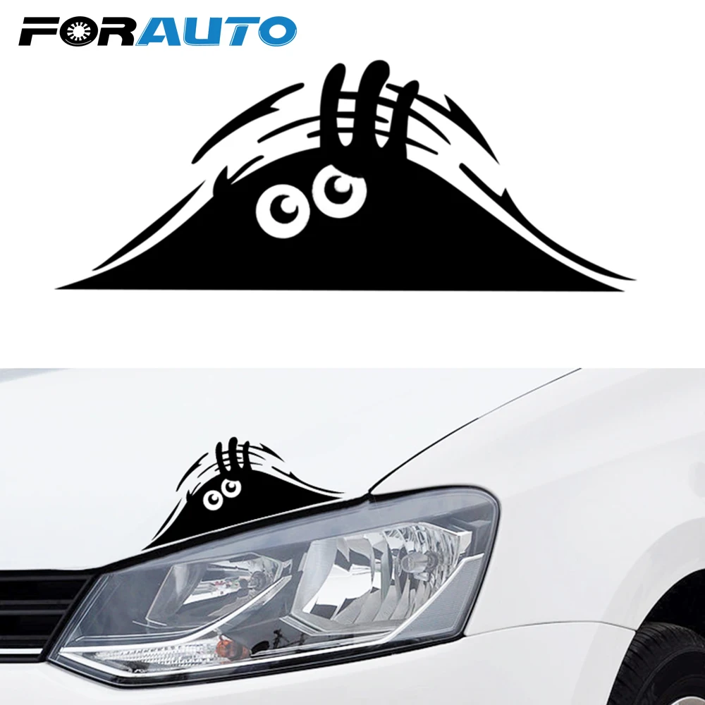 FORAUTO Забавный подглядывающий Монстр автомобиля Стикеры и Наклейка Виниловые