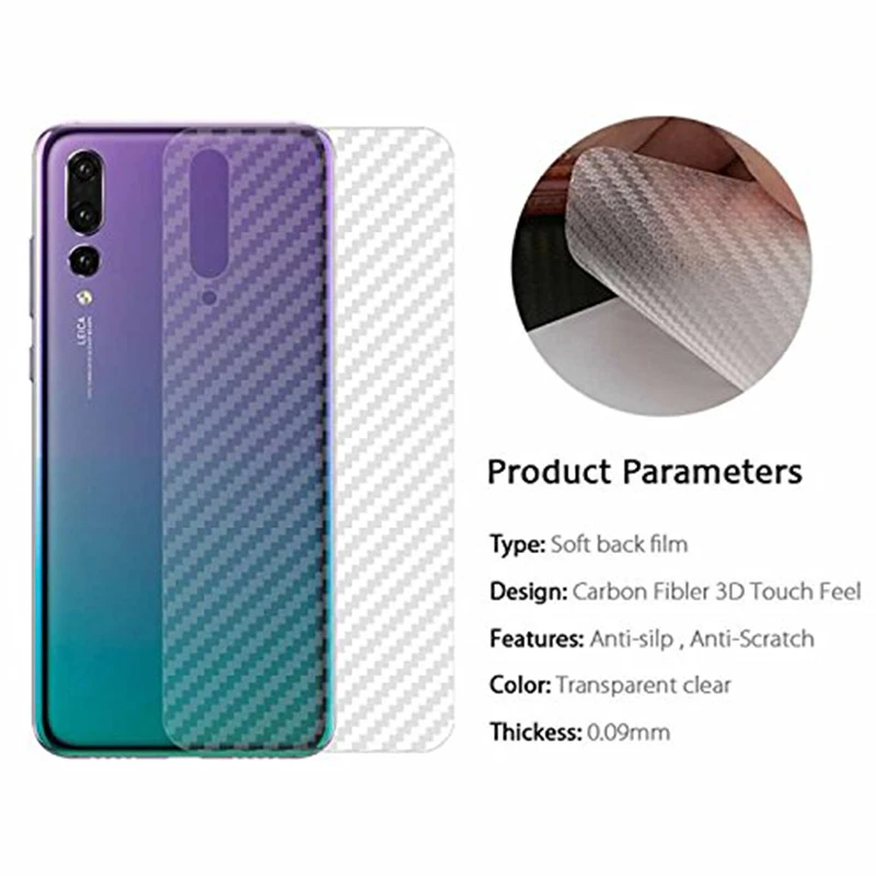 Ascromy-Carbon-Fiber-Back-Film-For-Huawei-P20-Lite-Clear-Back-Cover-Screen-Protector-For-Huawei-P20-Pro-P10-Mate-10-Lite-P20Lite (6)