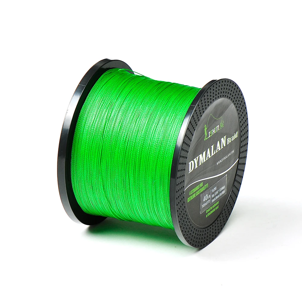 Dymalan 1000 м PE плетеная леска Multifilament 4 нити рыбалка шнур Карп лески 6 80LB море морской