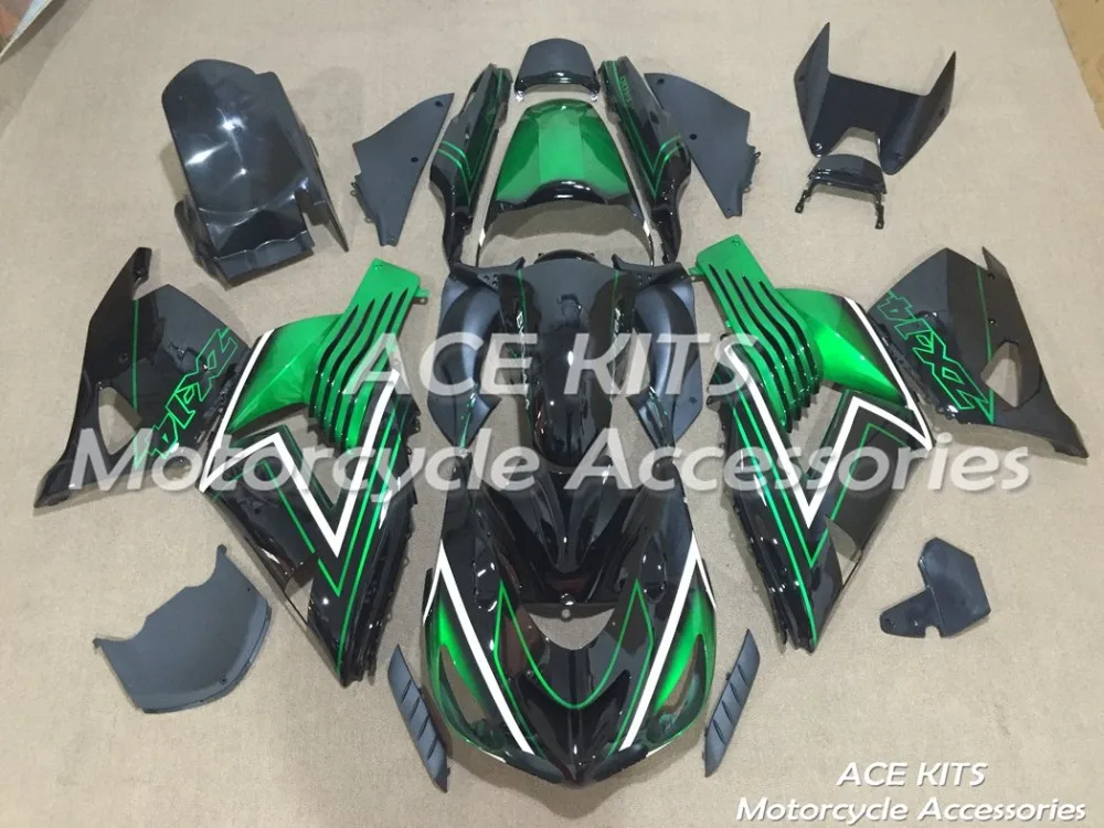 

New ABS motorcycle Fairing For kawasaki Ninja ZX-14R ZZR1400 2006 2008 2011 Injection Bodywor Any color All have ACE No.213