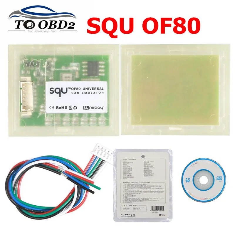US $12.00 120PCS SQU OF80 Universal car emulator SQU OF 80 support IMMOSeat accupancy sensorTacho Programs Mini Parts Big Work Emulator