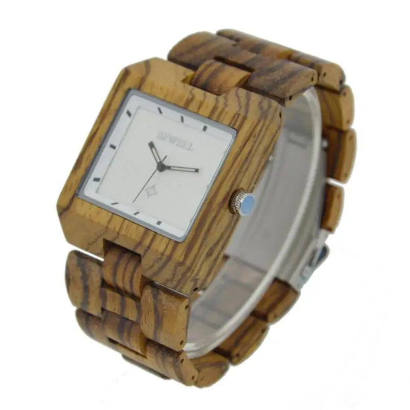 

Retro Men Teen Simple Luminous Wood Square Dial Casual Analog Quartz Watch Business Quartz Casual Wood Watches Free Shipping