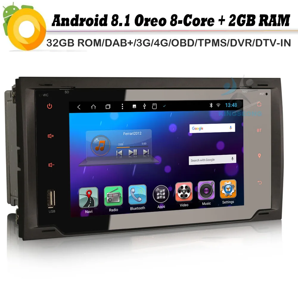 Android 8.1 Autoradi Car stereo Sat nav DAB+ Car Radio Player for FORD