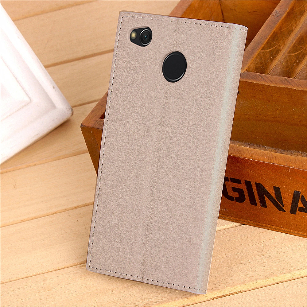 Cheap Wallet Case For Xiaomi Redmi 4,Luxury Leather Cover With Magnetic Stand Card Holder Case For Xiaomi Redmi 4 4X Folio Flip Case 26
