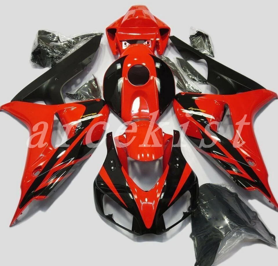

New ABS motorcycle Full fairing kit Fit for Honda CBR1000RR 06 07 fairings parts CBR1000 1000RR 2006 2007 Custom red black light