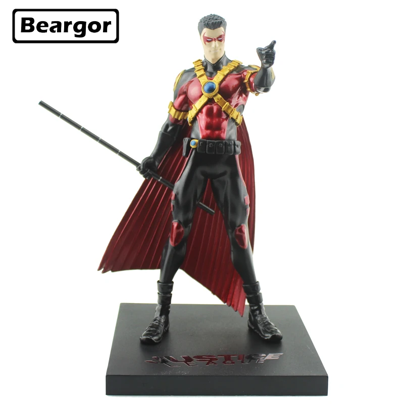 7 &quotDC Аниме Супер герой JLA Новый 52 красный Робин в коробке 18 см ПВХ фигурка