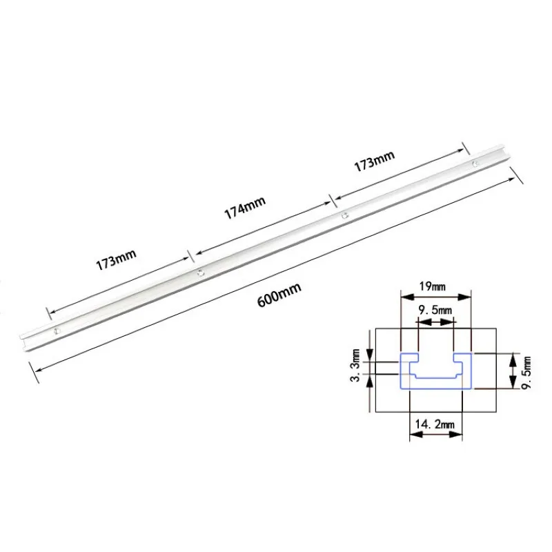 14,2 мм Т-образные треки Т-образные, торцовые треки, приспособление для деревообработки, прессовая доска, блок давления для сотрудничества, Т-образное устройство