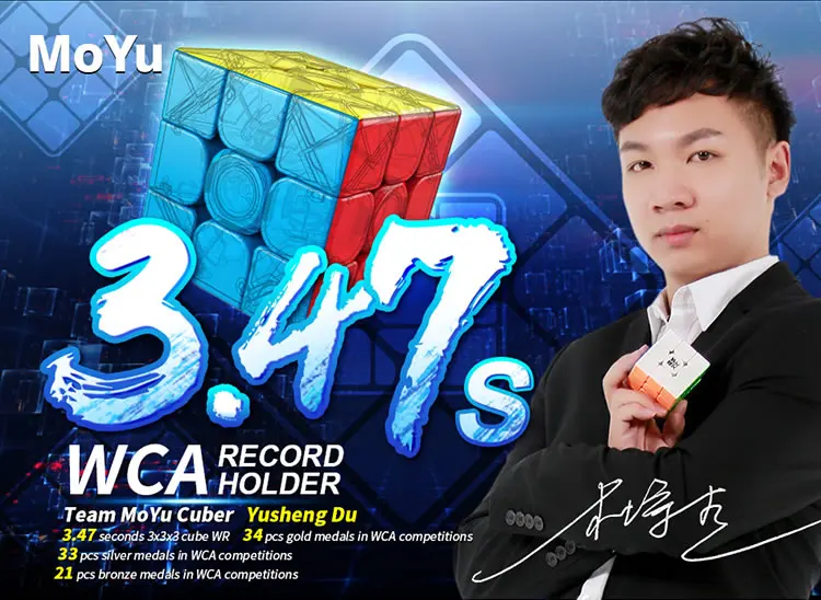 

MoYu MeiLong 3x3x3 Magic Cube 3x3 Speed Cubes Puzzle Professinal 3 by 3Speedcube Educational Toys Brain Teaser