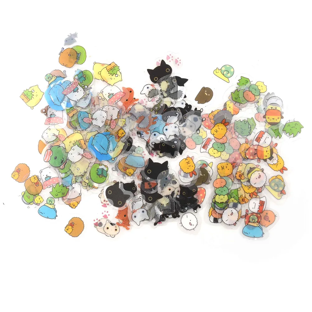 Cute Sumikko Gurashi Cat Sentimental Circus Stickers Diary Label Decorative Scrapbooking DIY 1Pack | Игрушки и хобби
