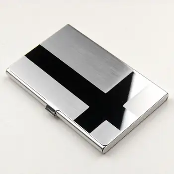 

New Men Stainless Steel Aluminium Business ID Name Credit Card Holder Case Metal Wallet Office Supplies Fast Shipping