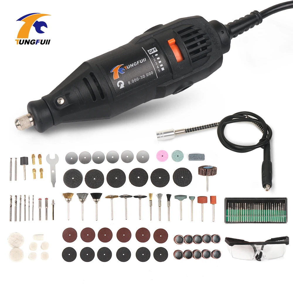 Tungfull dremel стиль гравер инструмент ювелирные изделия фрезерный сверлильный станок