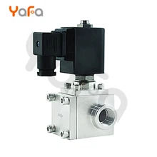 304 нержавеющая сталь высокого давления автомойка электромагнитный клапан 0~ 300 бар NC нормально закрытый электромагнитный клапан 3/"-1" NPT BSP 2 способ