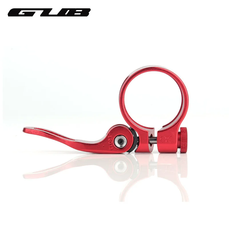 GUB 31.8mm 34.9mm Bicycle Seat Post Clamp Aluminum Alloy Quick Release Bike Seatpost Clamps Clamping Clip Bike Parts