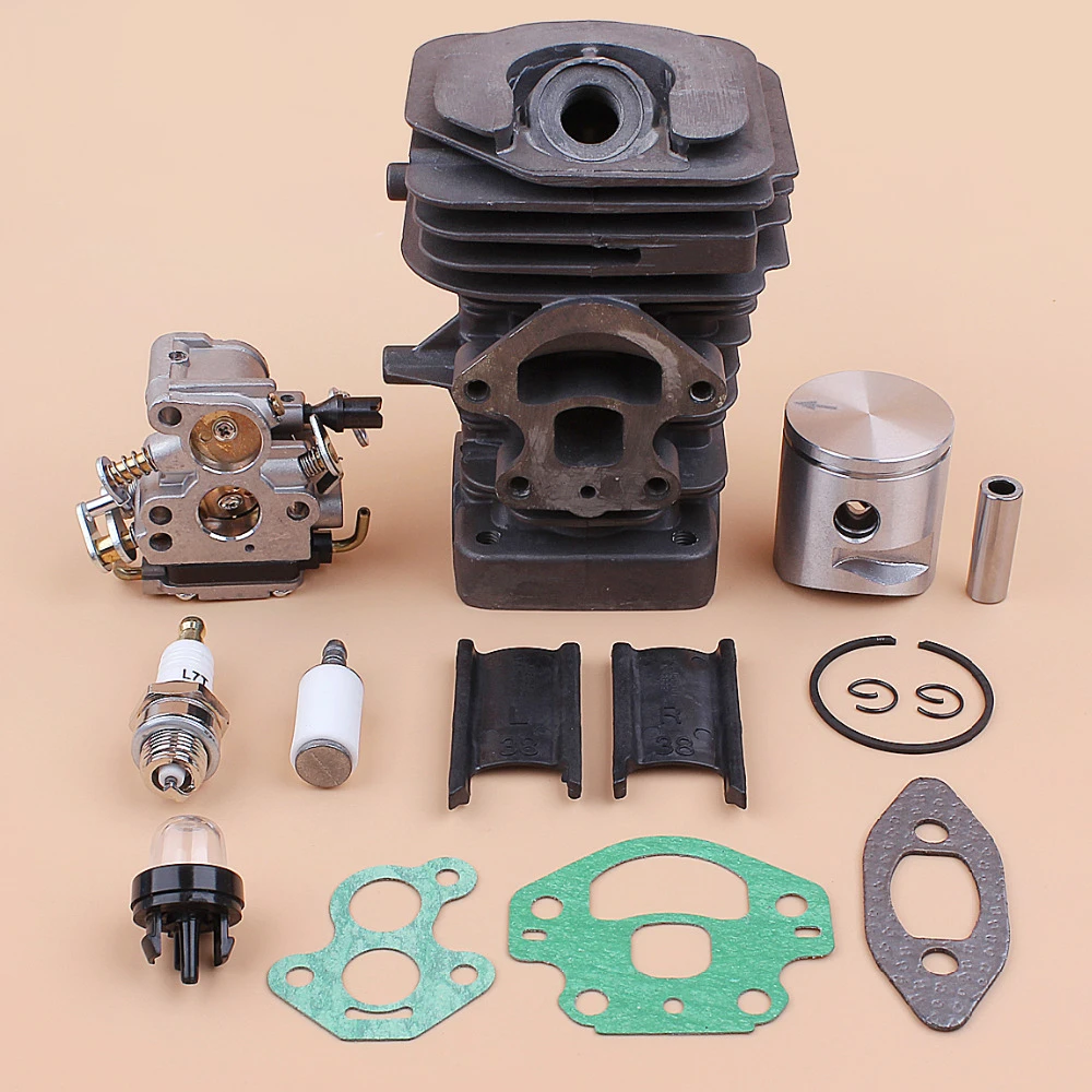 Junta de carburador de pistón cilindro de 39mm, Kit de Motor para Husqvarna 235, 236e, 240e, piezas de repuesto de Motor de motosierra 545050417|Motosierras| - AliExpress