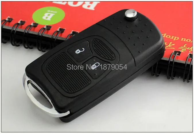 2 Buttons(Small Buttons) Chrysler Modified key shell with Battery Clamp (13).jpg