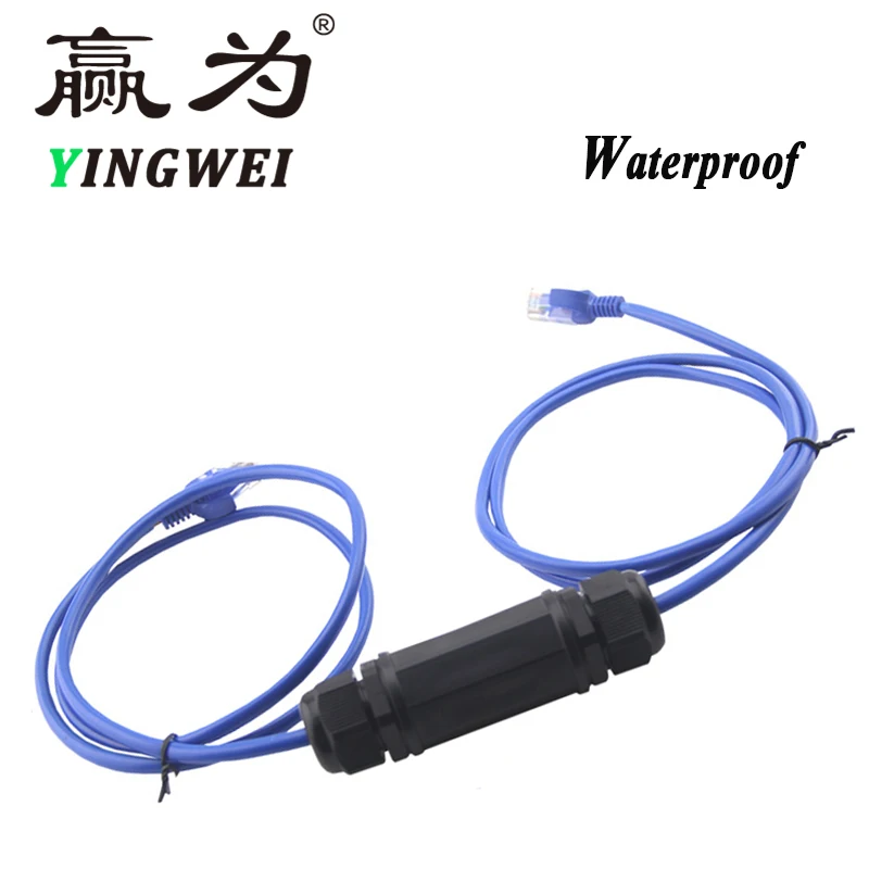 Coupler Dustproof Female Outdoor Waterproof LAN Network Cable Connector ABS RJ45