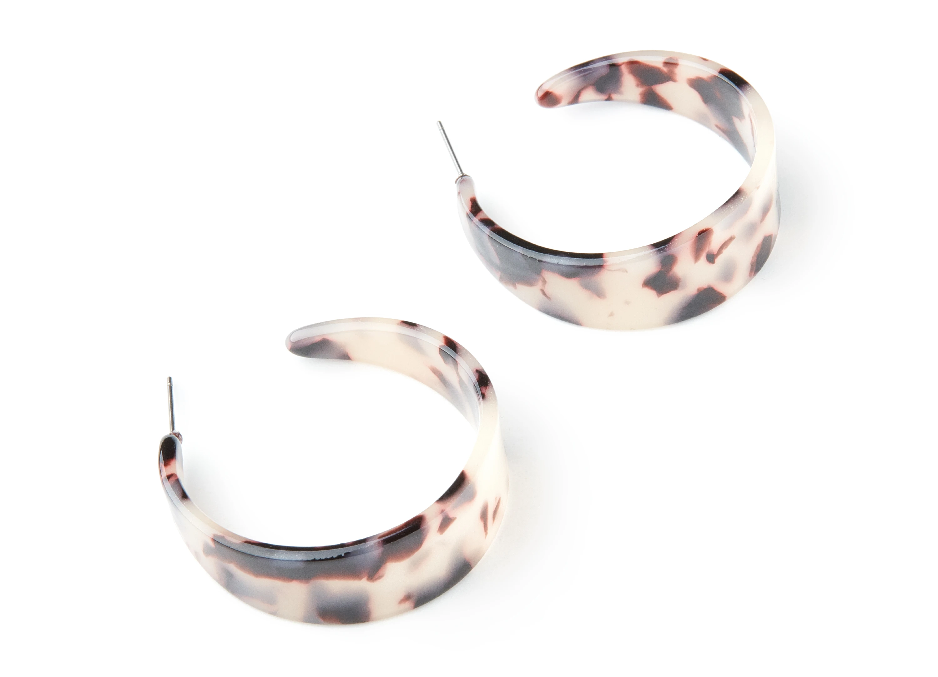 

Acetate Earring Post Charms - Tortoise Shell Earrings - circle Shaped Stud - 6pcs/lot - 41.8x14.7mm x2.58mm-AC1211