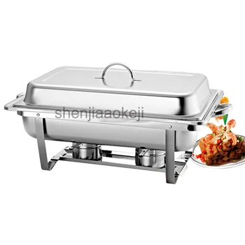 Commercial Stainless Steel Square buffet stove 9L Rectangular Chafing Dish Sets with Folding or Fixing frame optional 1pc Commercial Stainless Steel Square buffet stove 9L Rectangular Chafing Dish Sets with Folding or Fixing frame optional 1pc