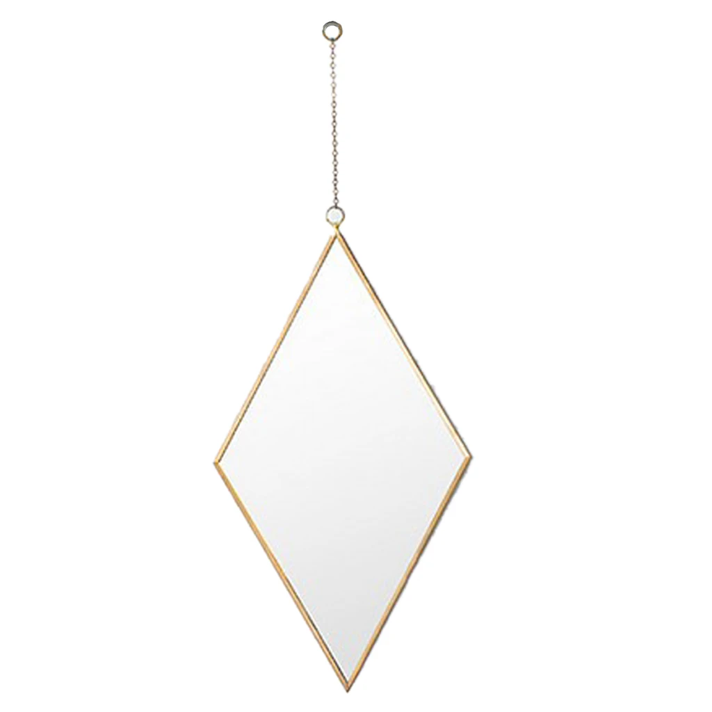 MagiDeal Glamour Glass Girls  Women Fitting Dressing Make Up Mirror Wall Hangings 2Pcs