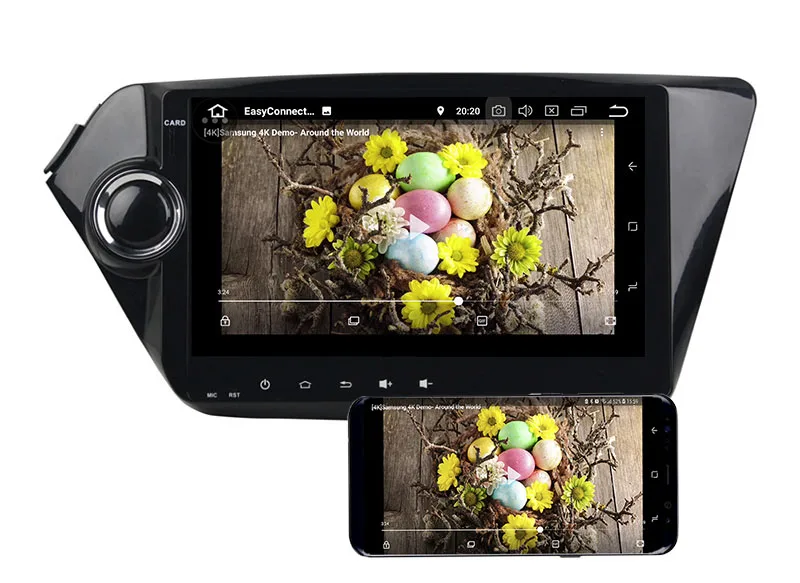 Sale Belsee Kia K2 Android 8.0 Car Radio Stereo GPS Navigation Autoradio 2 Din Unit Split Screen IPS 4GB 8 Core Bluetooth Mirrorlink 4