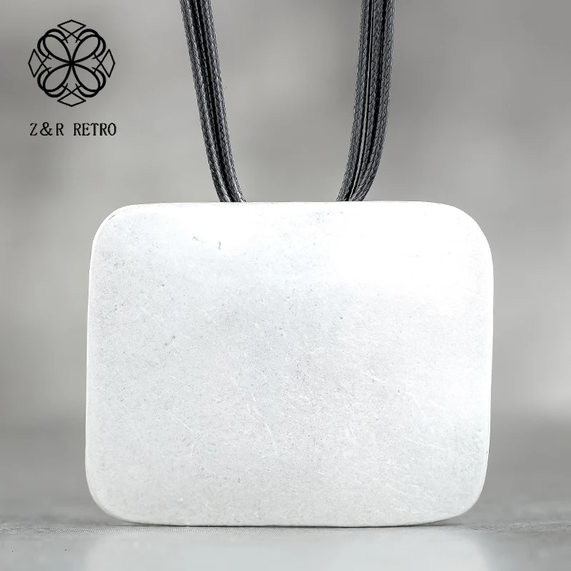 

Women Chain Ethnic Necklace Handmade Pendants For Friends Simple Necklace Adjustable Collier Pendant Woman Accessories 6*5cm