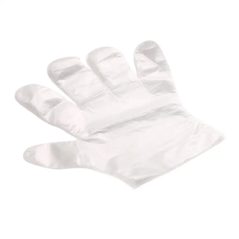 

100pcs Eco-friendly Disposable Plastic Gloves for Restaurant Hotel Handling Raw Chicken Plastic Multifuctional Gloves Food