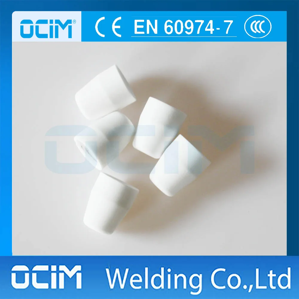 PT-31 LG-40 Plasma Cutter Consumables alumina ceramics Shield Cup 18204 10pcs
