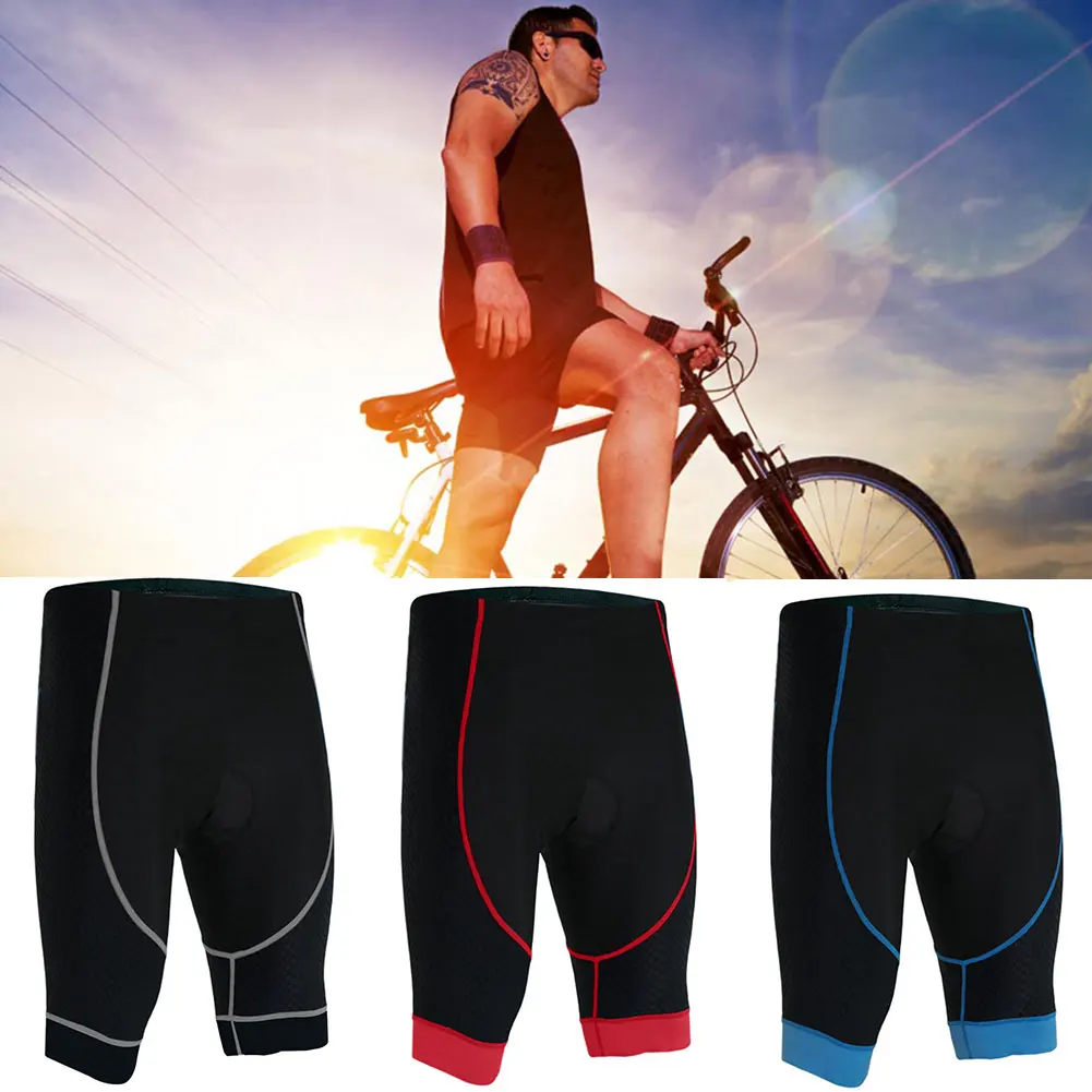 

Reflective Protection Men Cycling Shorts Padded Bike Outdoors Riding Breathable Skin-friendly Biking Professional Quick Drying