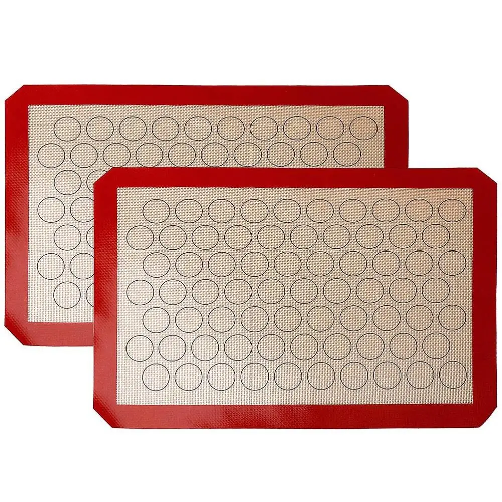 Macaron Silicone Baking Mat Non stick Circle Kitchen Dough mat Liner Tool For Cake Bakeware Pastry Accessories