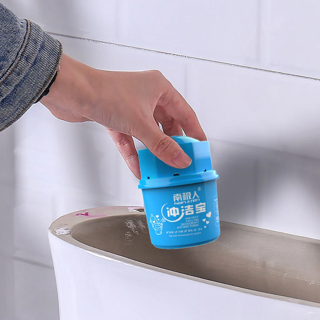 Домашний очищающий автоматический очиститель для туалета Magic Flush Bottled Helper Blue Bubble Amazing Cleaner Зеленый экологически чистый дропшиппинг