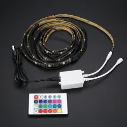 4 шт. 50 см USB Мощность светодиодный RGB гибкие полосы света ТВ фон настроение W/контроллер