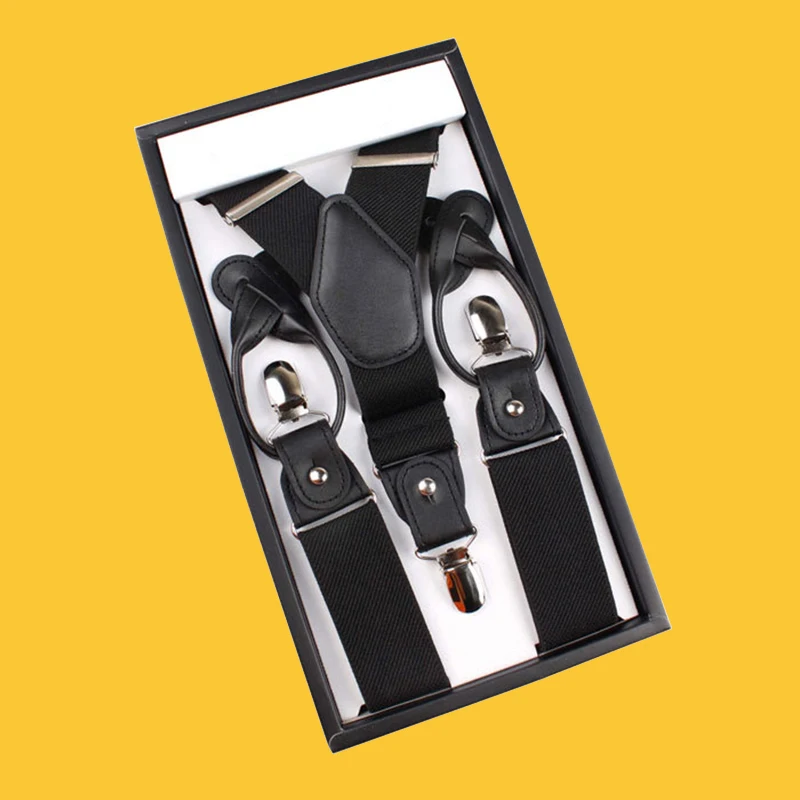 New Arrivals Men's Suspenders Pant Straps Suit Straps for Big Size Business and Leisure Buttons